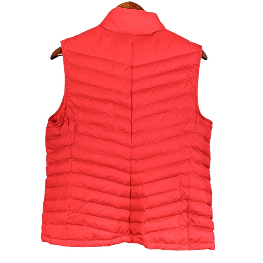 TALBOTS Sleeveless Down Red Puffer Vest Size Large - Picture 5 of 8